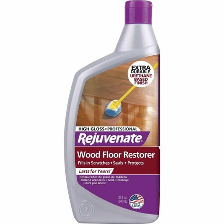 REJUVENATE 32 Oz. High Gloss Professional Wood Floor Restorer RJ32PROFG